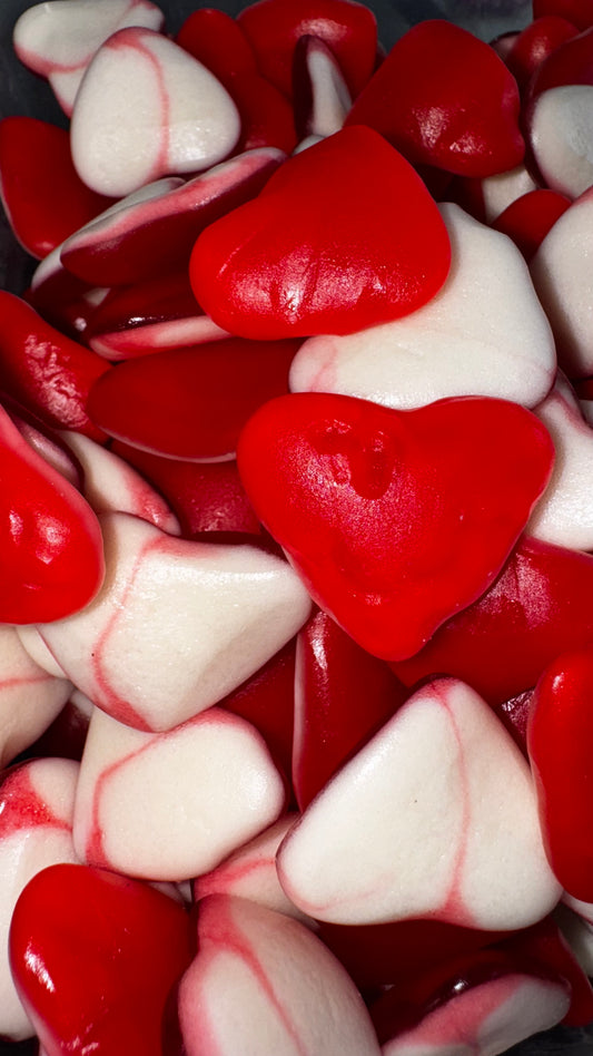Grand coeurs gelifié lisse 100g