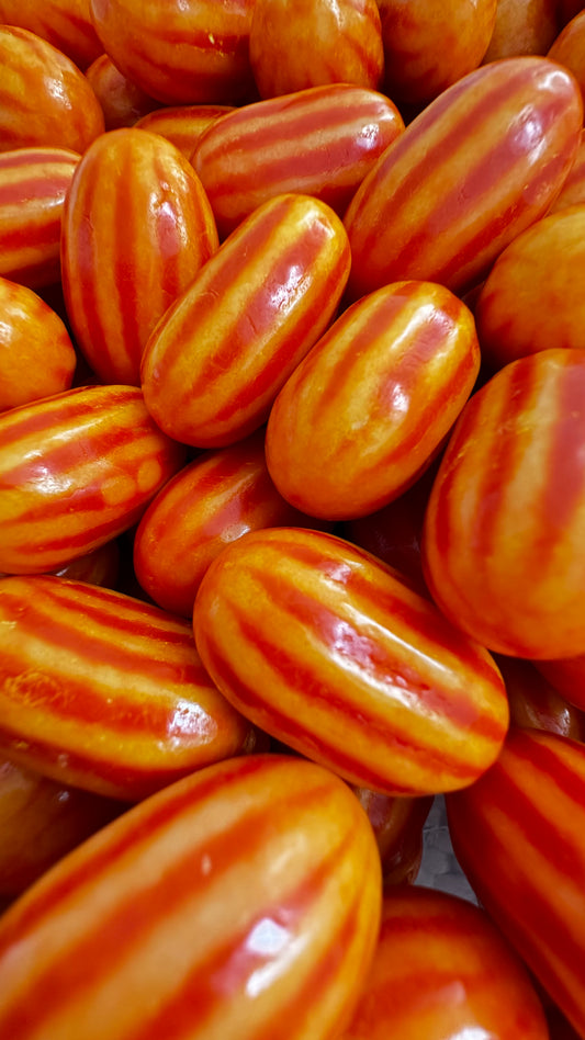 NON HALAL Chewing gum pêche 100g