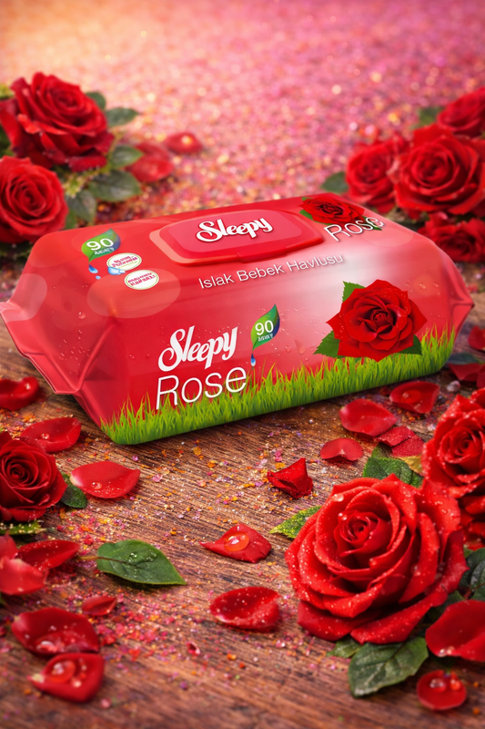 90 Lingettes Sleepy rose